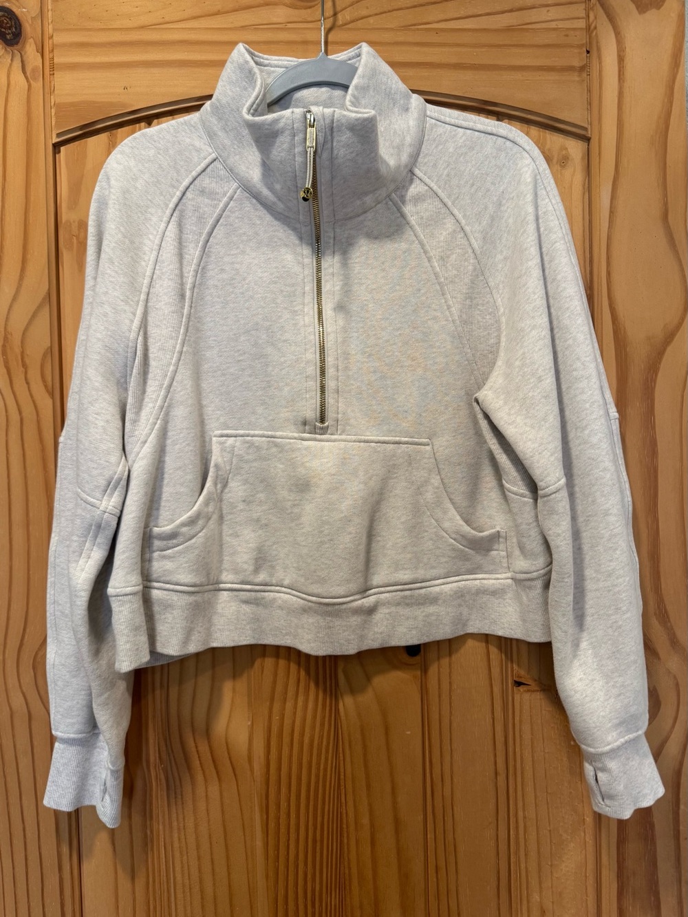 lululemon Scuba Quarter Zip | Oatmeal | size M/L